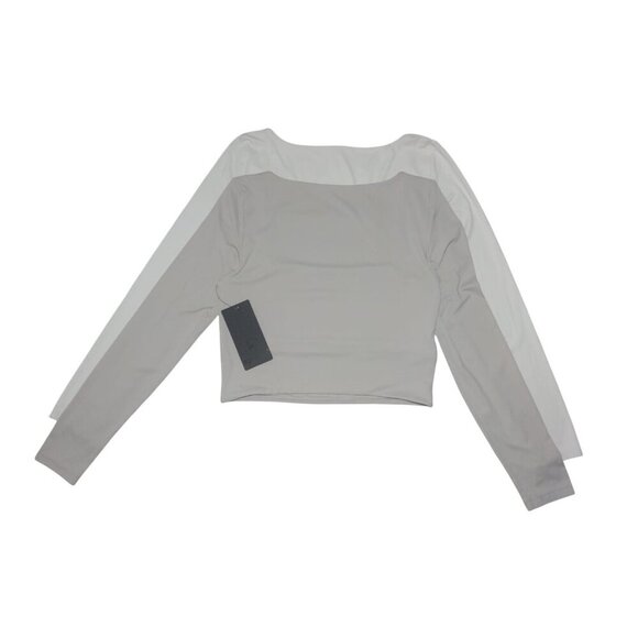 Reflex Olivia Contour 90 Degree Cutout Square Neck Long Sleeve Top Set, Size L. - Picture 4 of 7